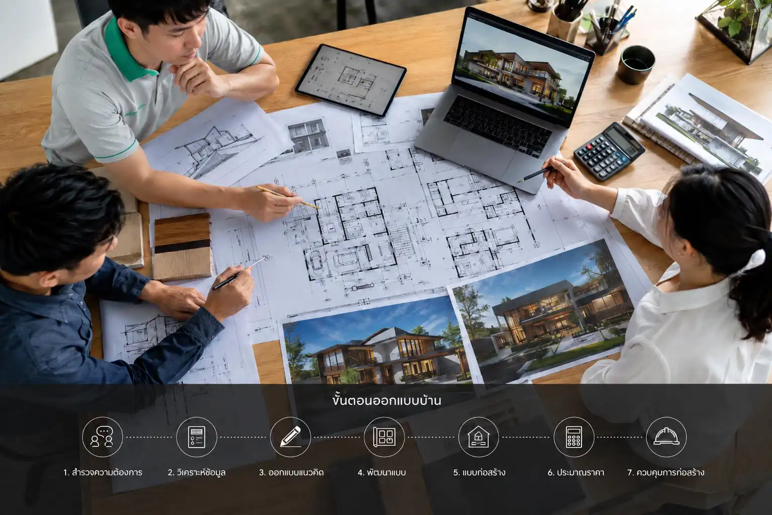 ขั้นตอนออกแบบบ้าน Design Process