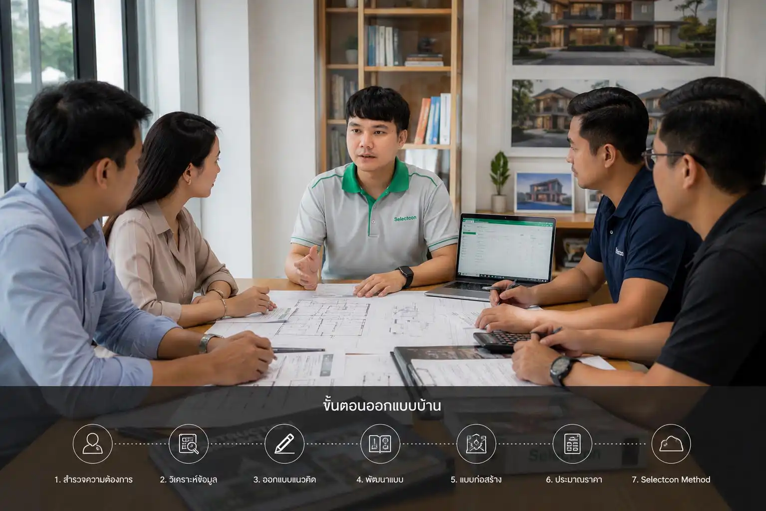 ขั้นตอนว่าจ้างผู้รับเหมาตามระบบของ Selectcon Method